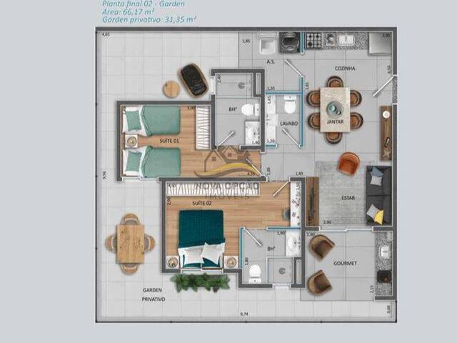 #4369 - Apartamento para Venda em Itupeva - SP - 1